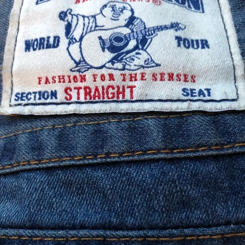 True Religión brand jeans world tour straight seat